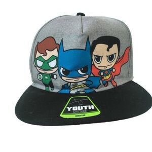 DC Comics Super Hero Grey Unisex Multicolor NWT Cap Hat